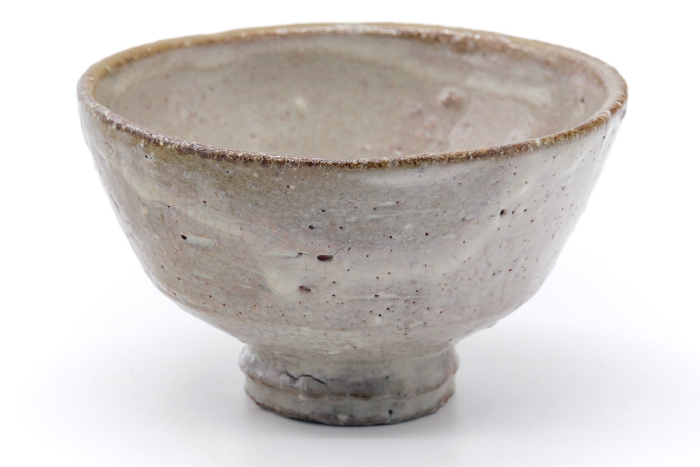 Japanese Matcha Bowl - Grey Hagi Ido-gata Chawan - 400ml