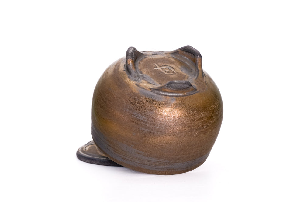 Kurokinsai Lidded Kōro - Incense Censer