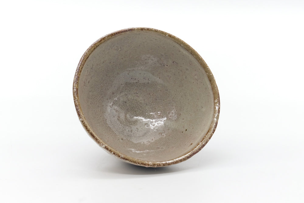 Japanese Matcha Bowl - Grey Hagi Ido-gata Chawan - 400ml