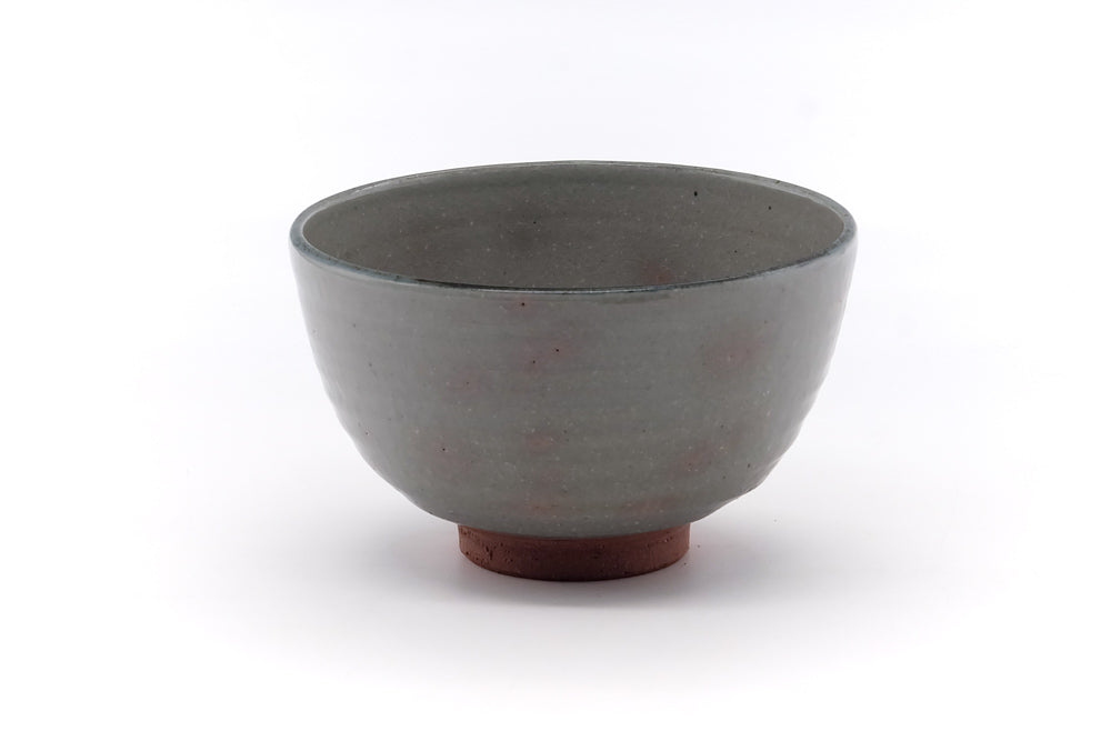 Japanese Matcha Bowl - Grey Gohonte Chawan - 450ml