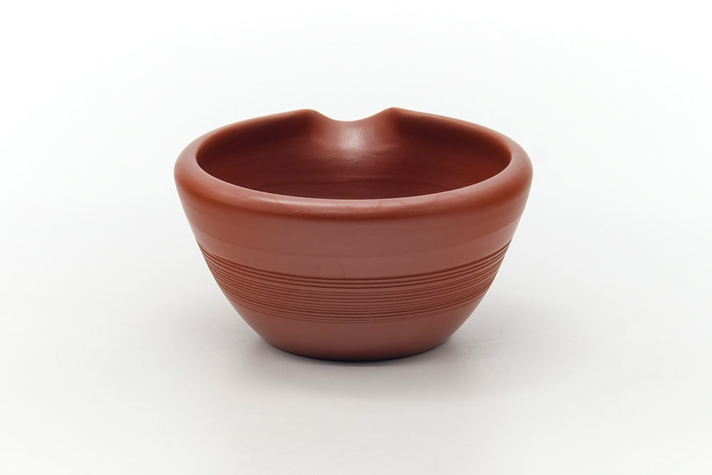 Japanese Katakuchi - Red Shudei Striped Water Cooler - 135ml