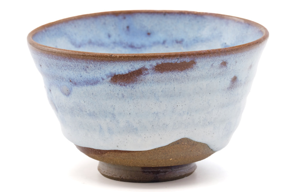 Japanese Matcha Bowl - Sky Blue Glazed Chawan - 400ml