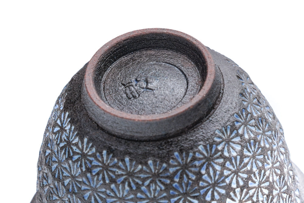 Blue Ao-Mishima Yunomi - 60ml