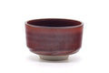 Japanese Matcha Bowl - Maroon Hantsutsu-gata Chawan - 400ml