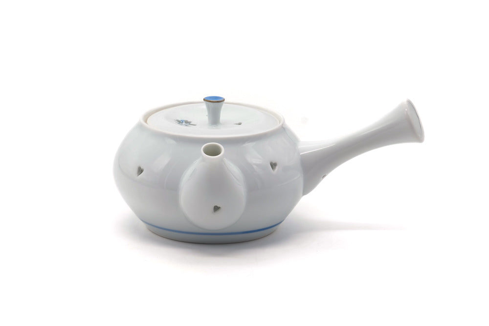 Japanese Kyusu - Sleek Porcelain Arita-yaki Teapot - 300ml
