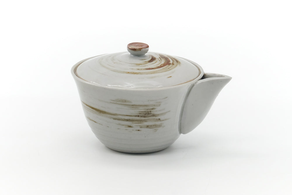 Japanese Hohin - Grey Hakeme Handleless Teapot - 145ml