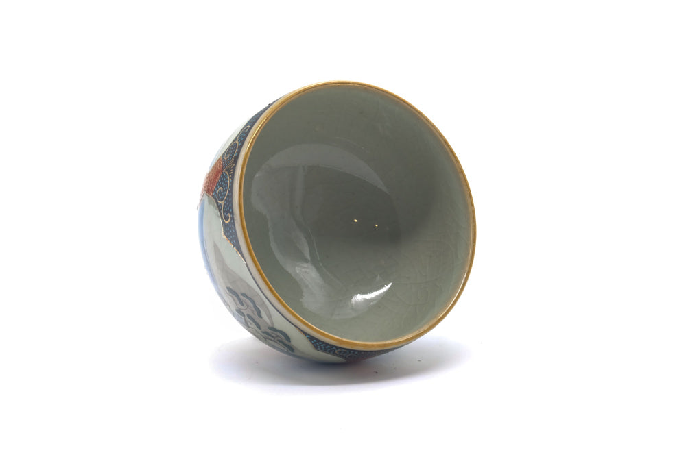 Japanese Teacup - Scenic Kutani-yaki Yunomi - 150ml