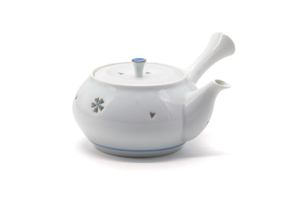Japanese Kyusu - Sleek Porcelain Arita-yaki Teapot - 300ml