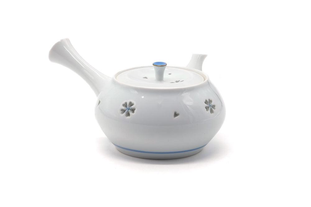 Japanese Kyusu - Sleek Porcelain Arita-yaki Teapot - 300ml