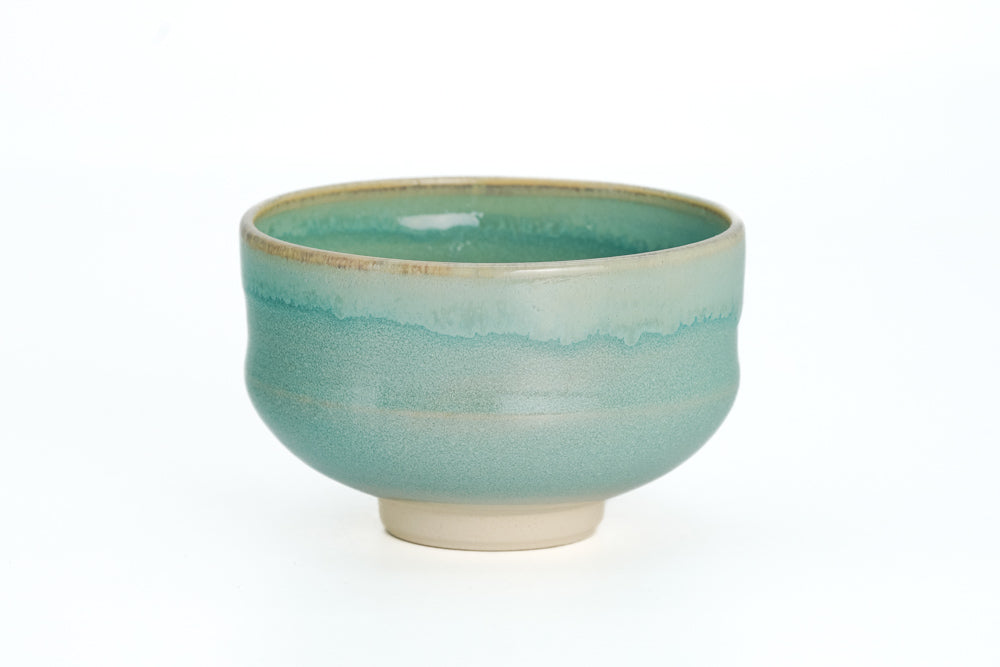 Turquoise Glazed Kiyomizu Chawan