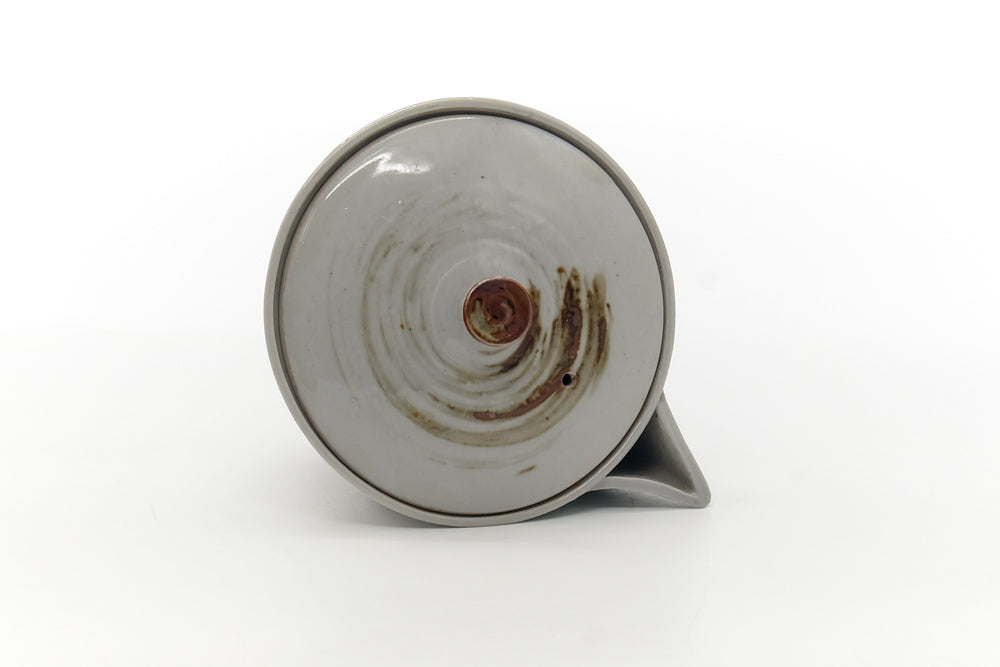 Japanese Hohin - Grey Hakeme Handleless Teapot - 145ml