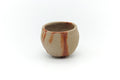 Japanese Teacup - Orange Hidasuki Bizen Yunomi - 90ml