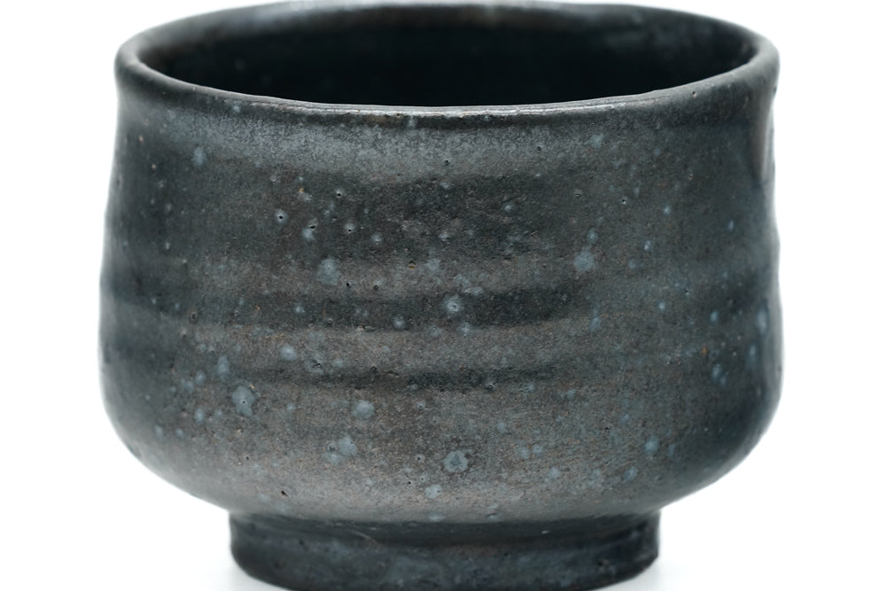 Matte Black Hantsutsu-gata Yunomi - 150ml