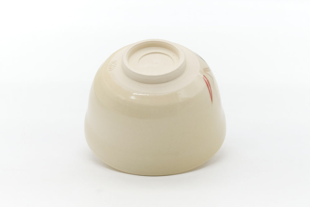 Japanese Matcha Bowl - Beige Gold Wheat Kyo-yaki Chawan  - 400ml