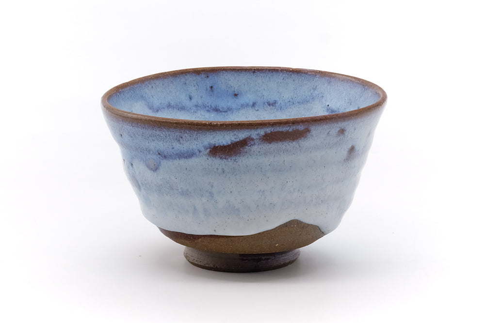 Japanese Matcha Bowl - Sky Blue Glazed Chawan - 400ml