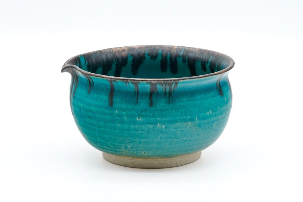 Turquoise Spouted Chawan