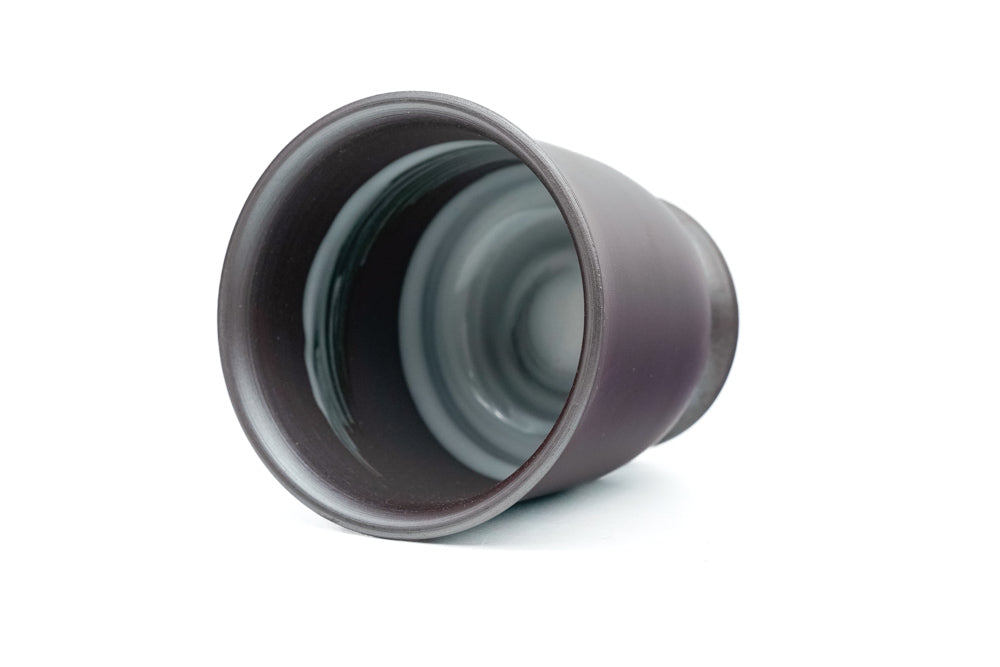 White Interior Glazed Banko-yaki Yunomi - 110ml
