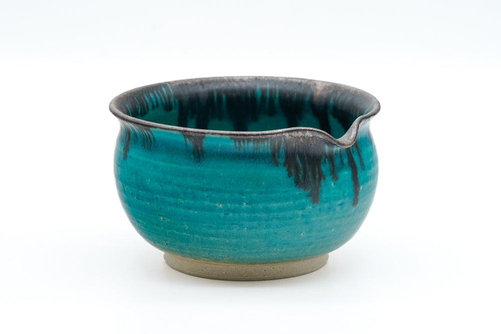 Turquoise Spouted Chawan