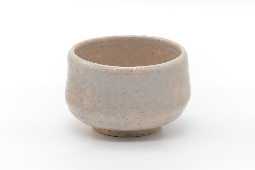 Japanese Matcha Bowl - Large Off-White Mino-yaki Chawan - 600ml
