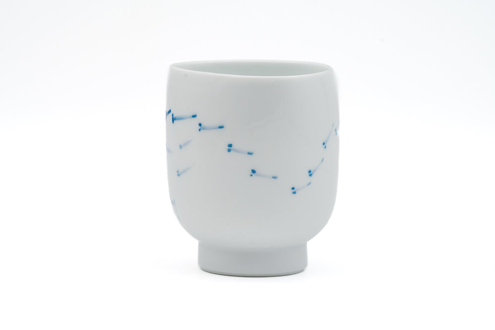 Japanese Teacup - Triangular Medaka Arita-yaki Yunomi - 180ml