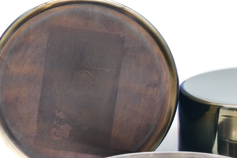 Japanese Chazutsu - Vintage Stainless Steel Tea Canister