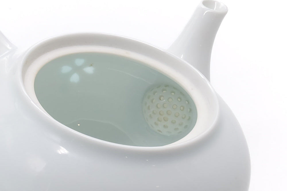 Japanese Kyusu - Floral Porcelain Arita-yaki Teapot - 350ml