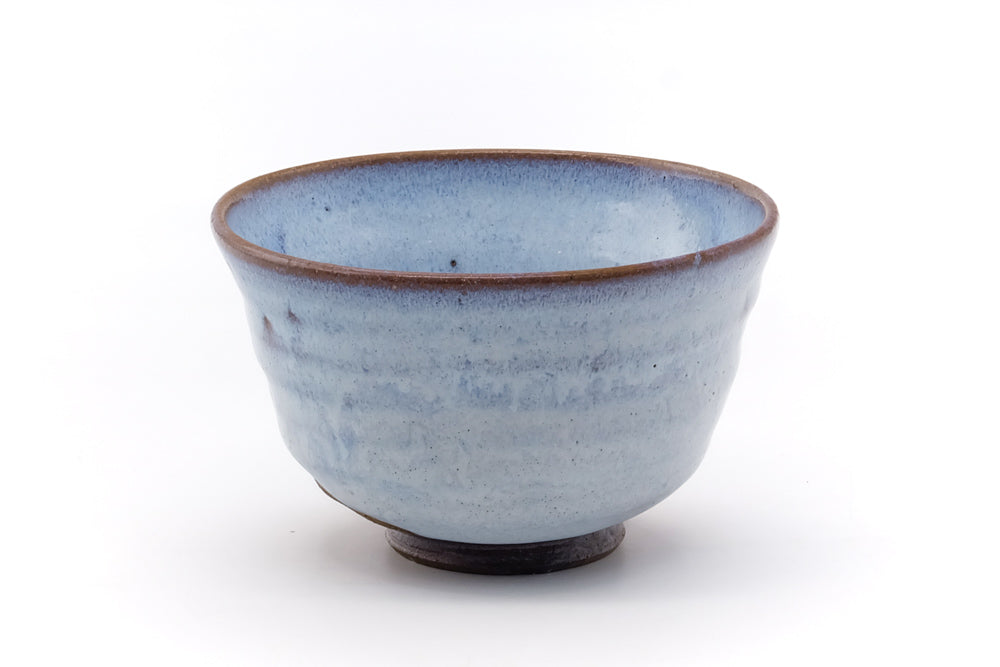 Japanese Matcha Bowl - Sky Blue Glazed Chawan - 400ml