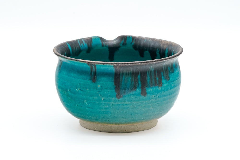 Turquoise Spouted Chawan