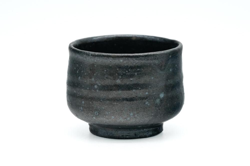 Matte Black Hantsutsu-gata Yunomi - 150ml