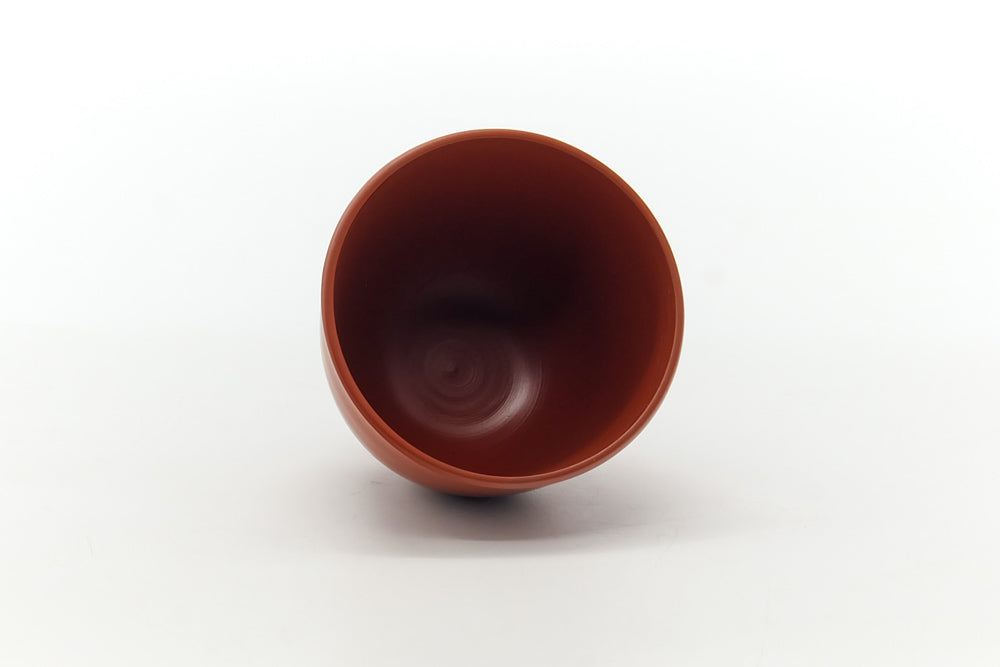 Japanese Teacup - Engraved Mountainous Tokoname Yunomi - 85ml