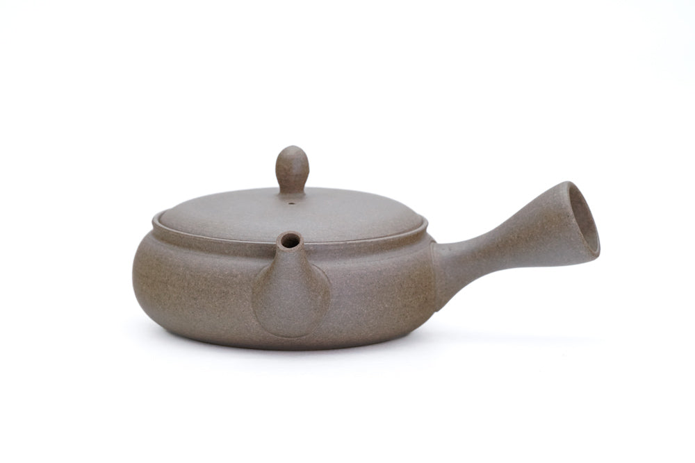 Yakishime Flat Tokoname Teapot  - 200ml