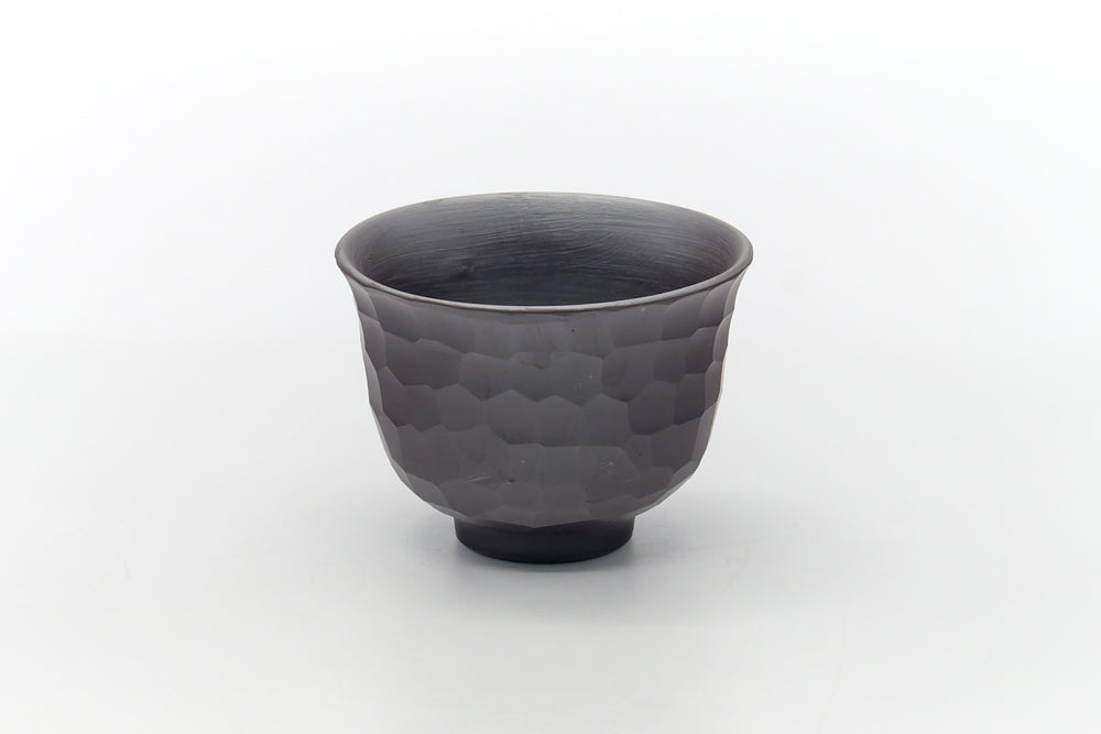 Japanese Teacup - Diamond Cut Banko Yunomi - 80ml