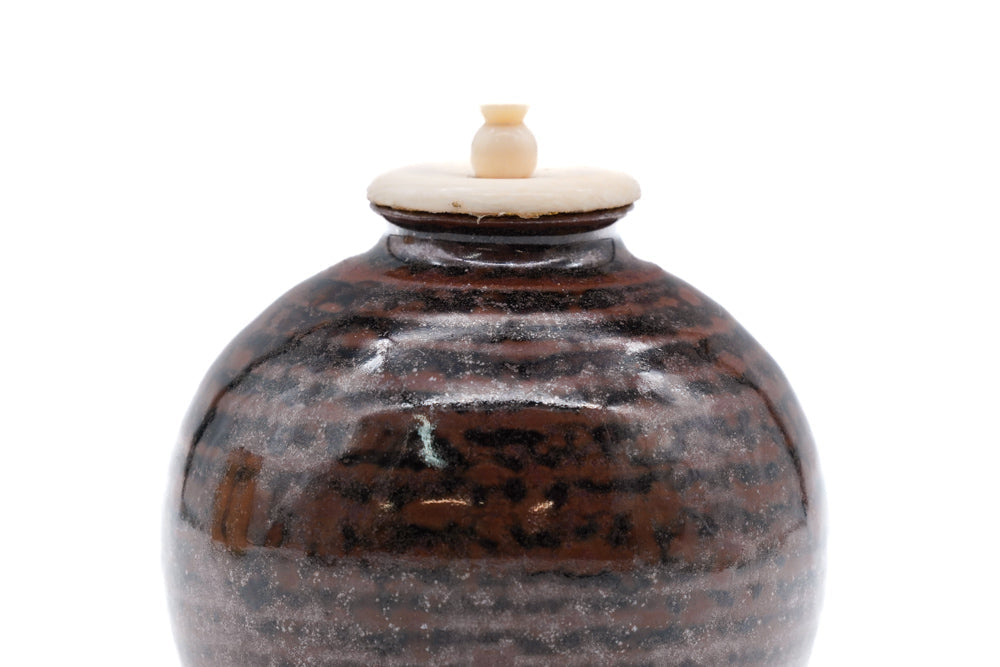Japanese Chaire - 龍喜窯 Ryuki Kiln - Iwaki Bunrin Utsushi Matcha Caddy