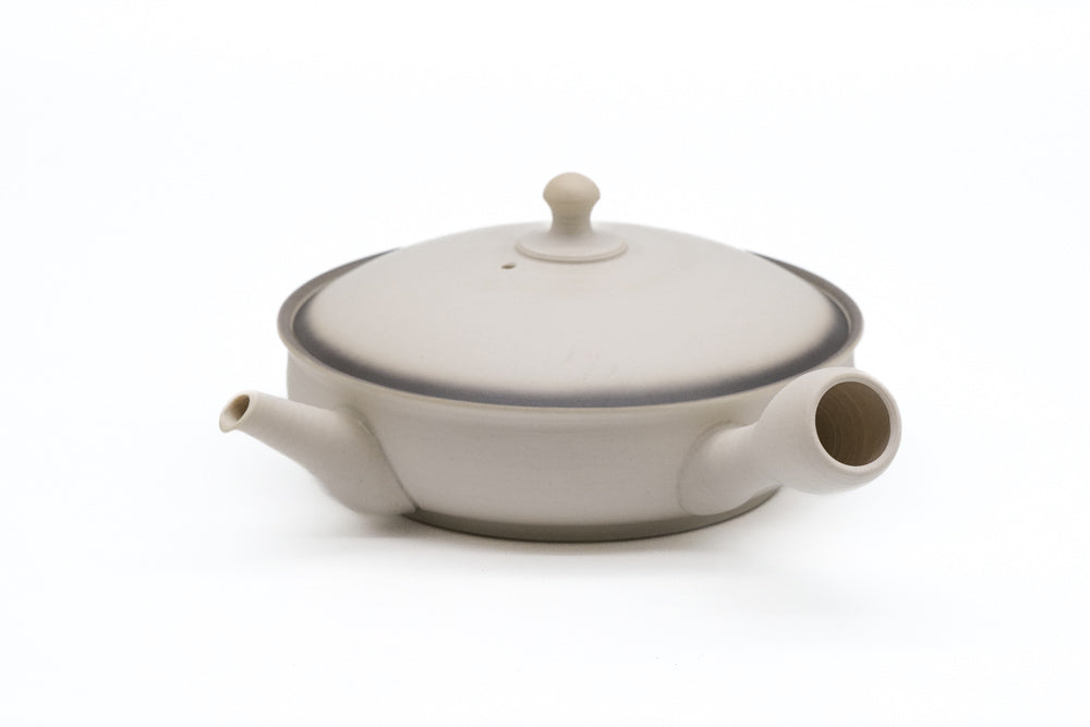 Tea Set - Flat Tokoname Kyusu with Two Gyokurowan