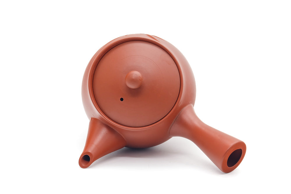 Japanese Kyusu - Bamboo Engraved Tokoname Teapot - 340ml