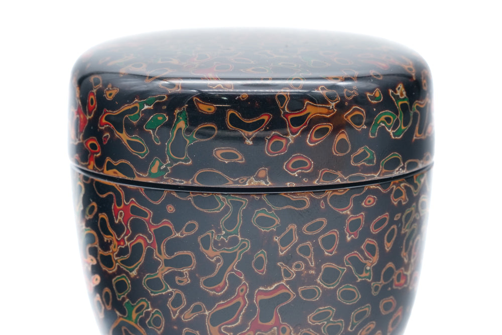 Kuro Kara-nuri Natsume - Black Lacquer Tea Caddy