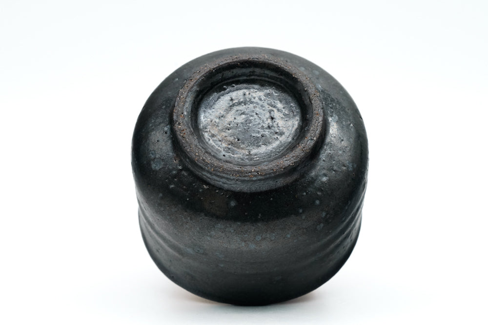Matte Black Hantsutsu-gata Yunomi - 150ml