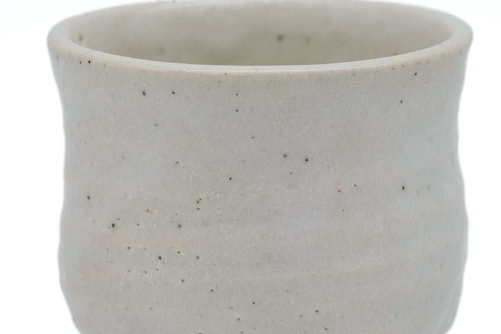 Japanese Teacup - White Mino-yaki Yunomi - 90ml