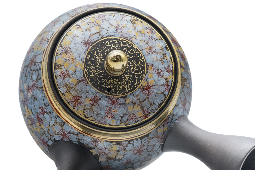 Gold Sakura Kokudei Tokoname Teapot - 300ml