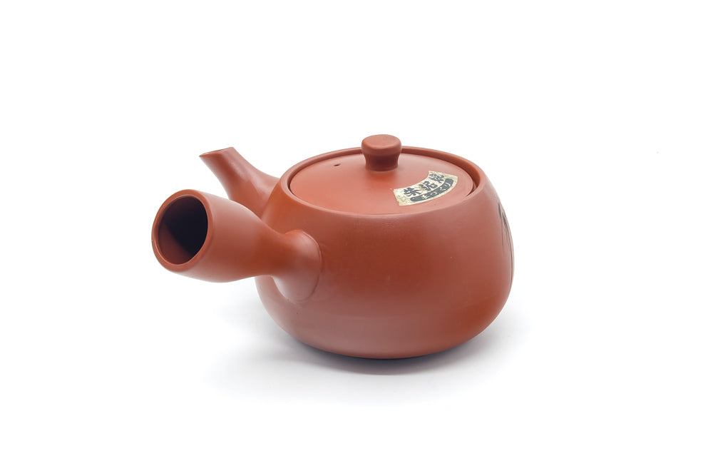 Japanese Kyusu - Engraved Mesh Tokoname Teapot - 340ml