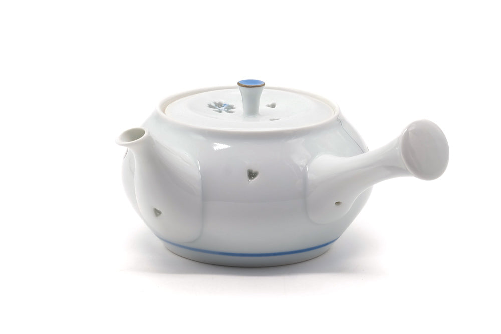 Japanese Kyusu - Sleek Porcelain Arita-yaki Teapot - 300ml
