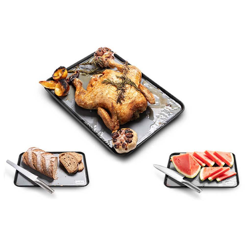 Dreamfarm Fledge Black Flip Cutting Board - Large