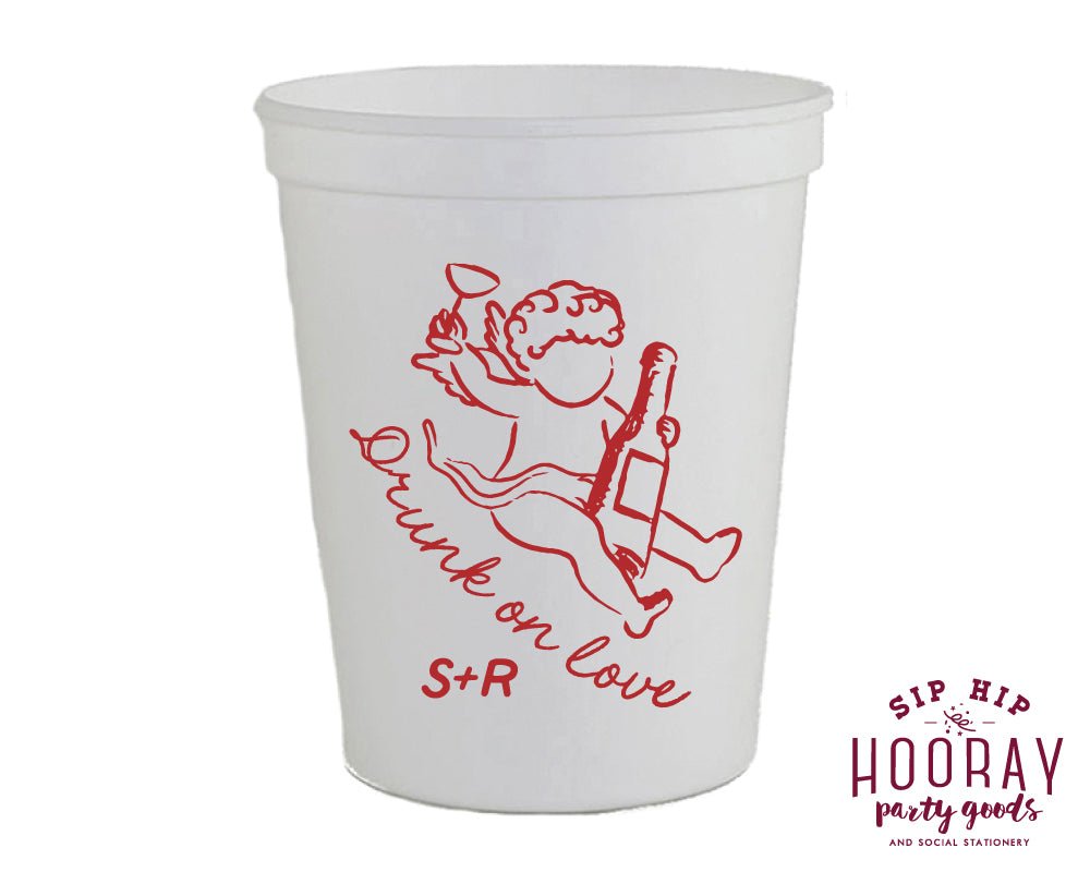 Drunk On Love Cupid Stadium Cups