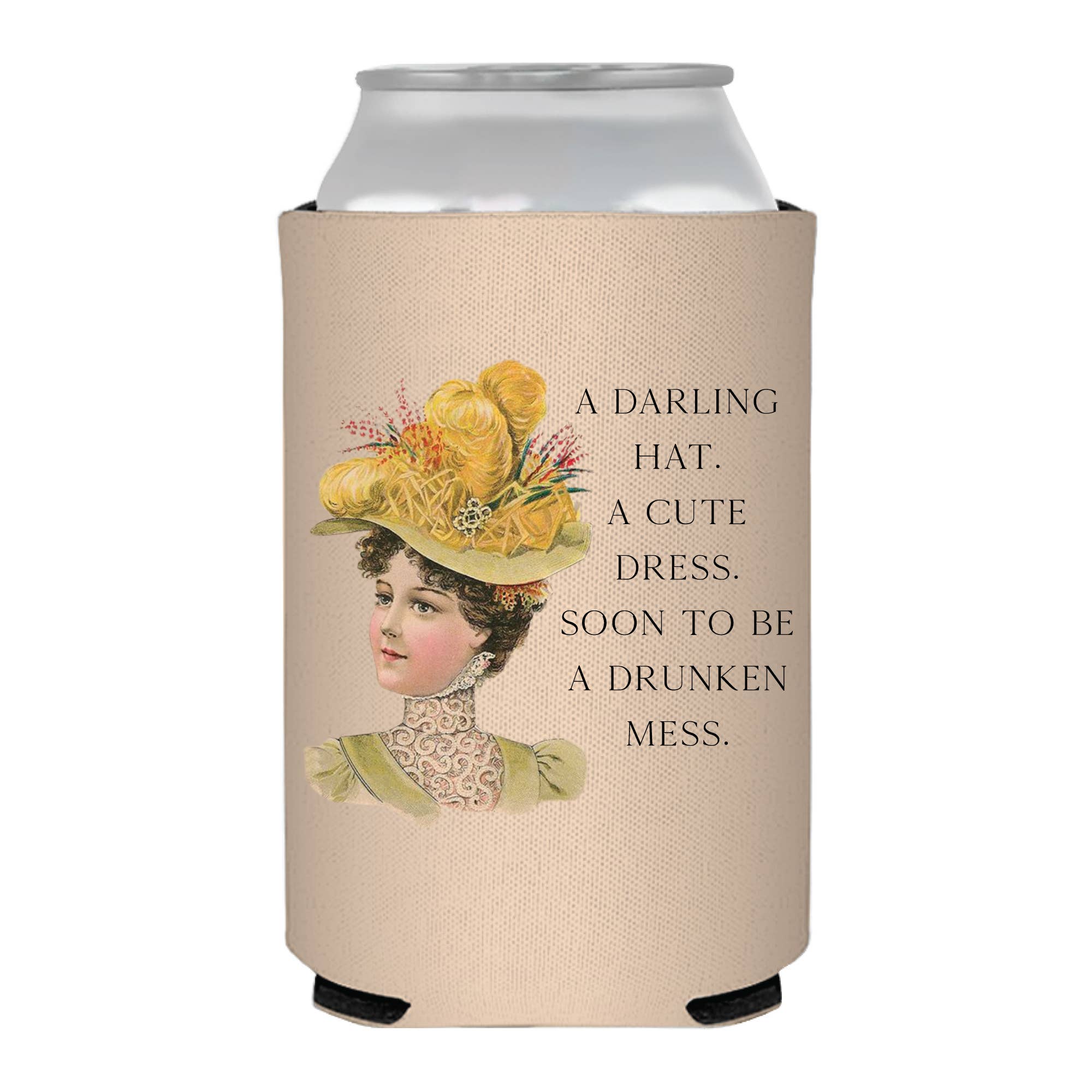 Drunken Mess Kentucky Derby Can Cooler- Derby