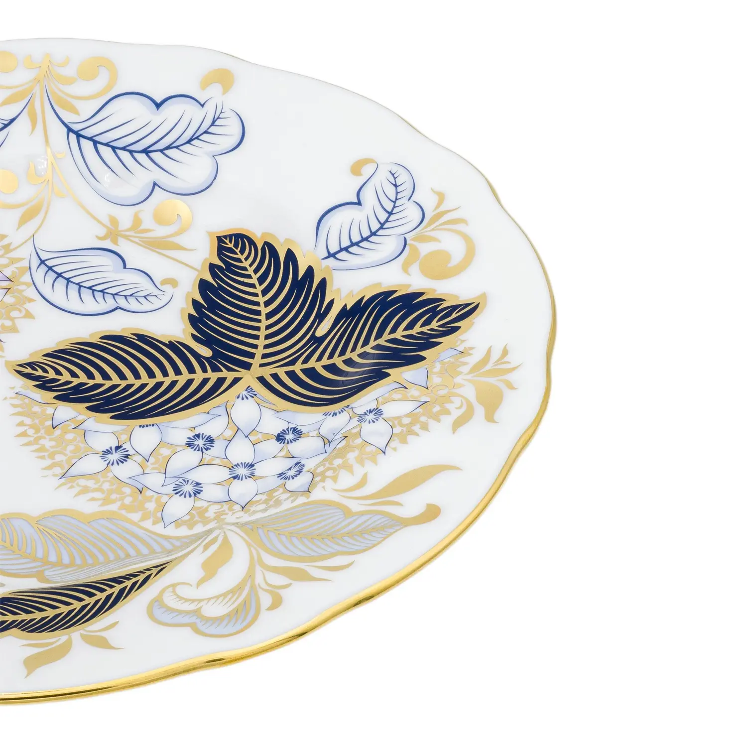 Royal Crown Derby Midwinter Blue 8" Accent Plate Bone China