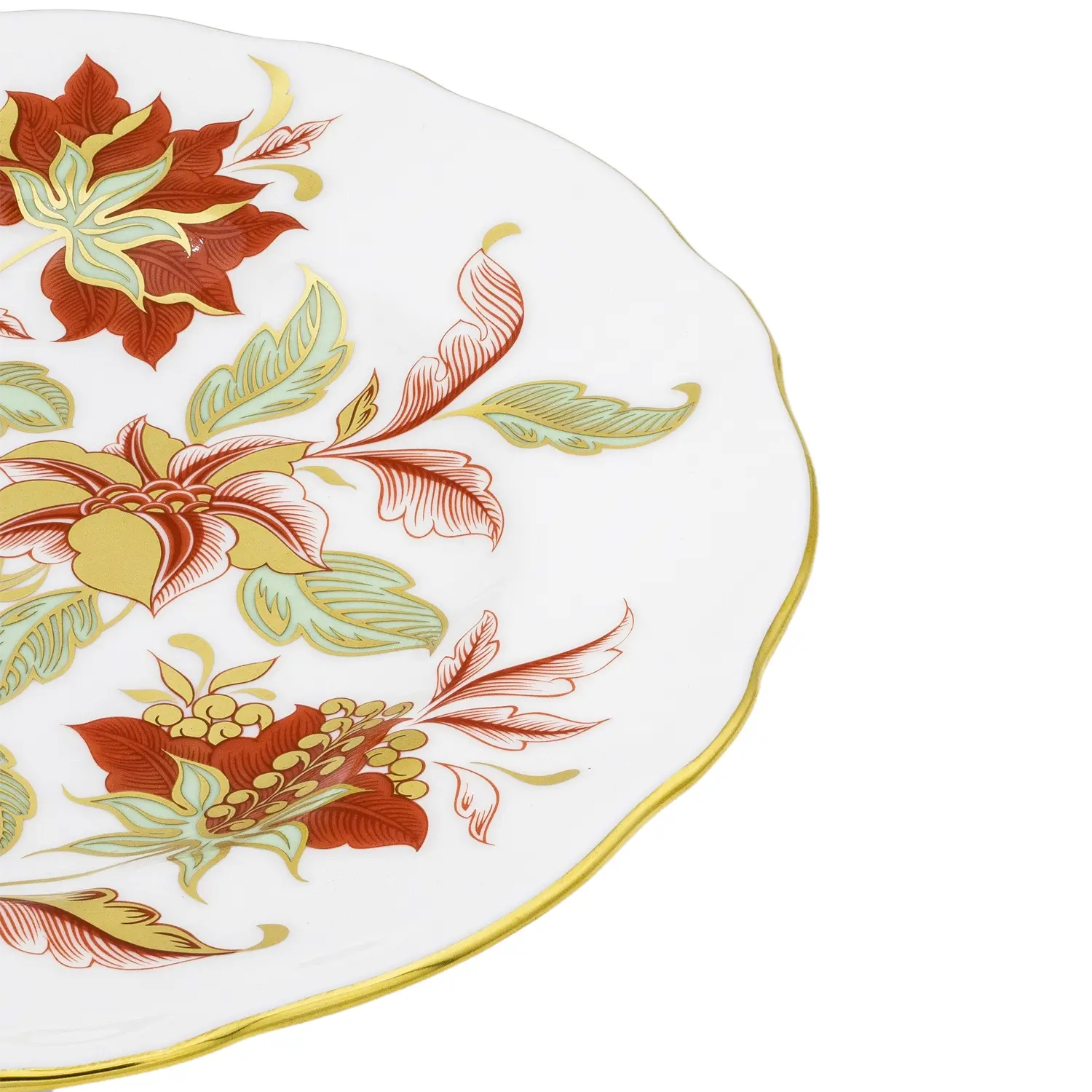 Royal Crown Derby 1st Quality Autumn Gold 8" Accent Plate