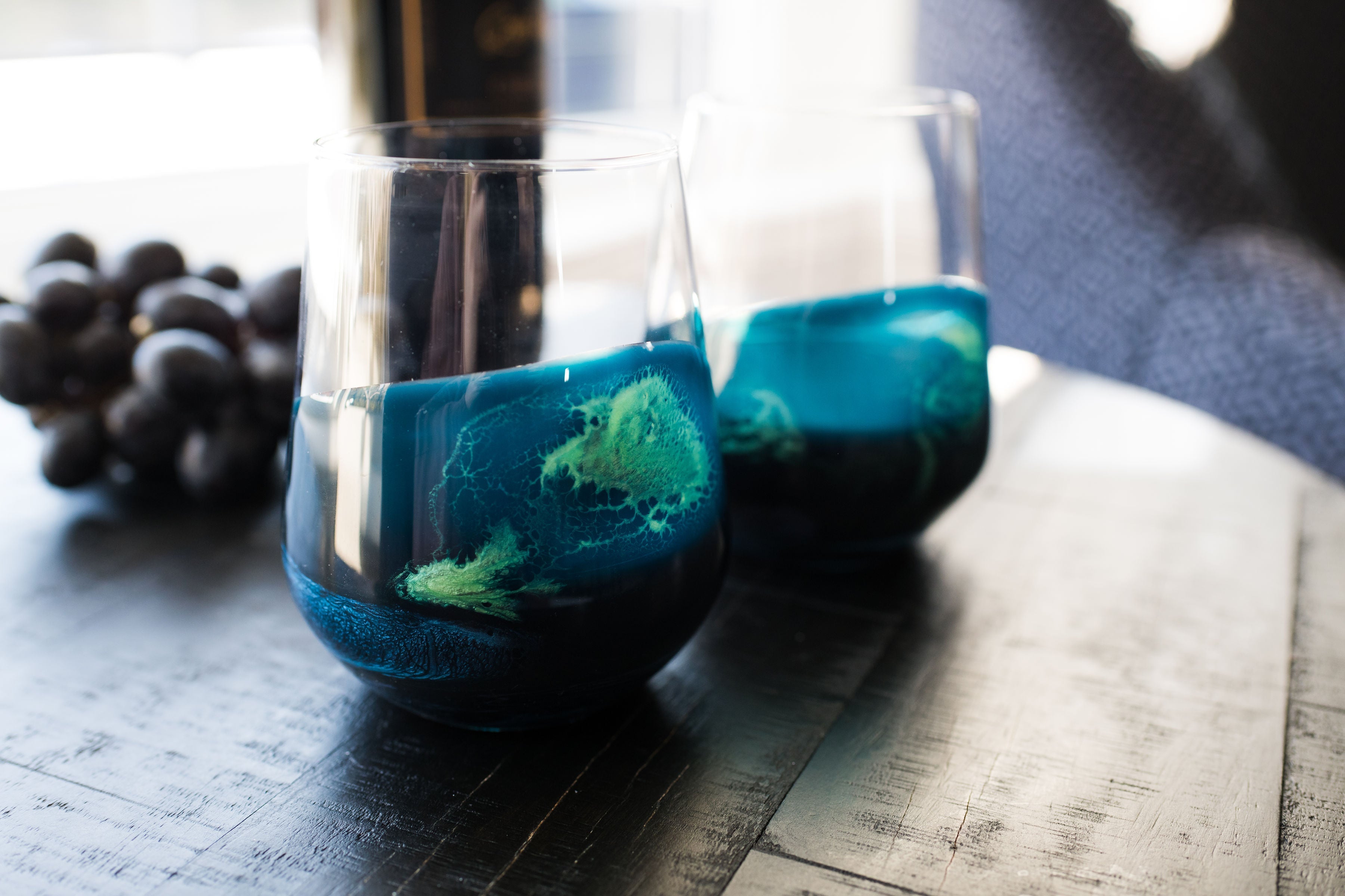 Resin Coated Entertaining Glasses (Set of 2)