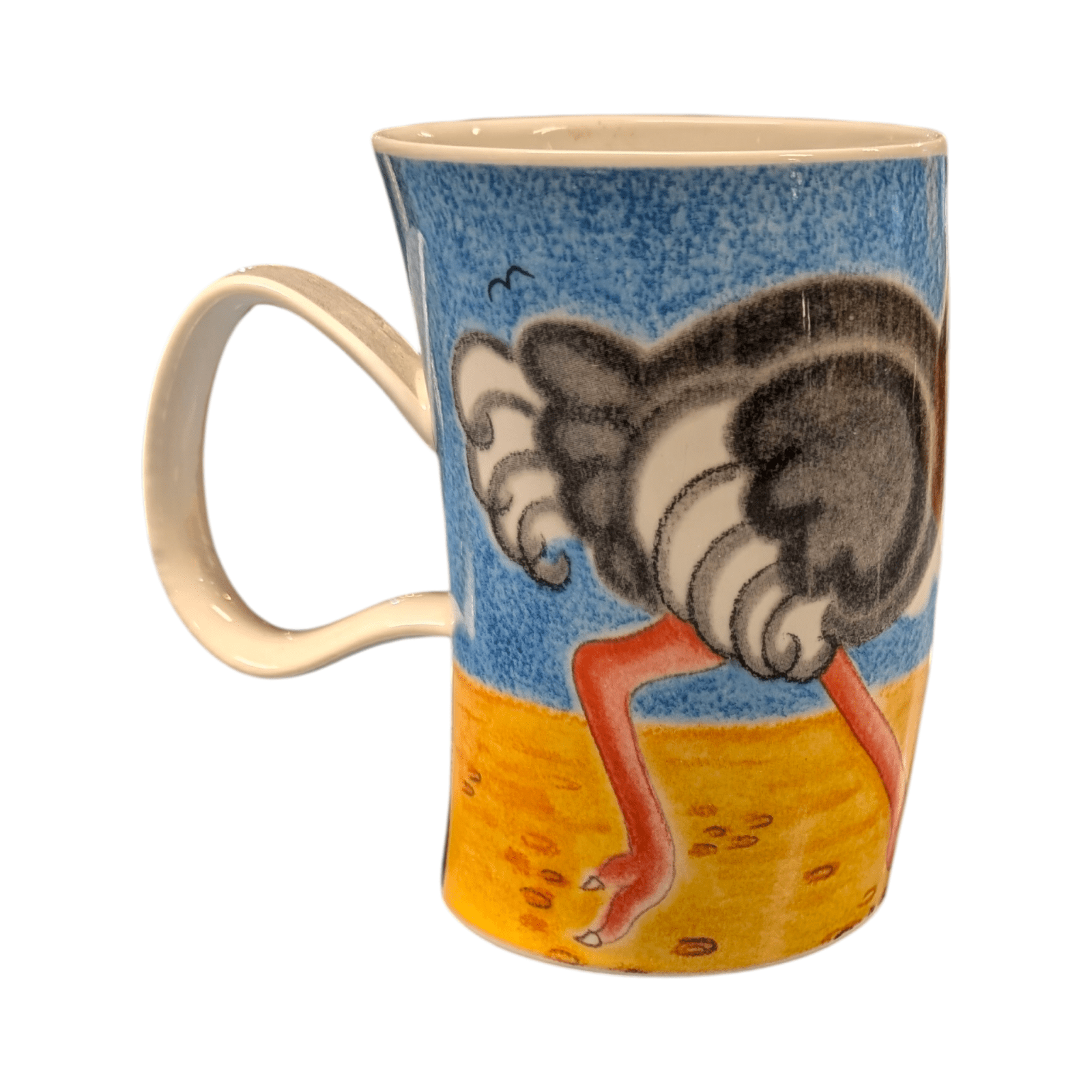 Dunoon Rubber Necks Ostrich Large Mug