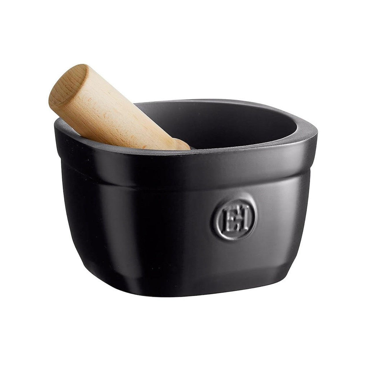 Emile Henry Heavy Mortar and Pestle - Truffle