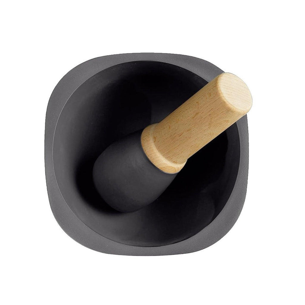Emile Henry Heavy Mortar and Pestle - Truffle